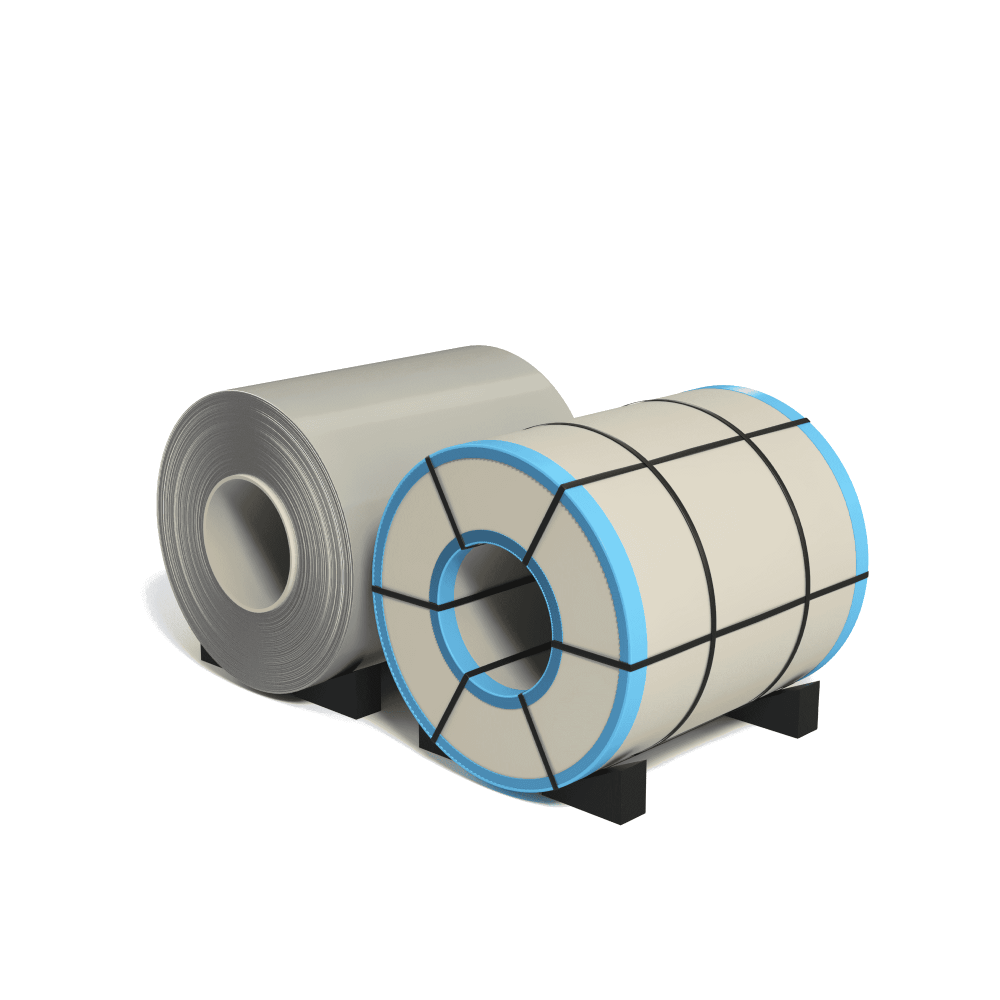 Рулон ГЦ полимер 0.45x1250 Zn140 RAL 7004 ММК